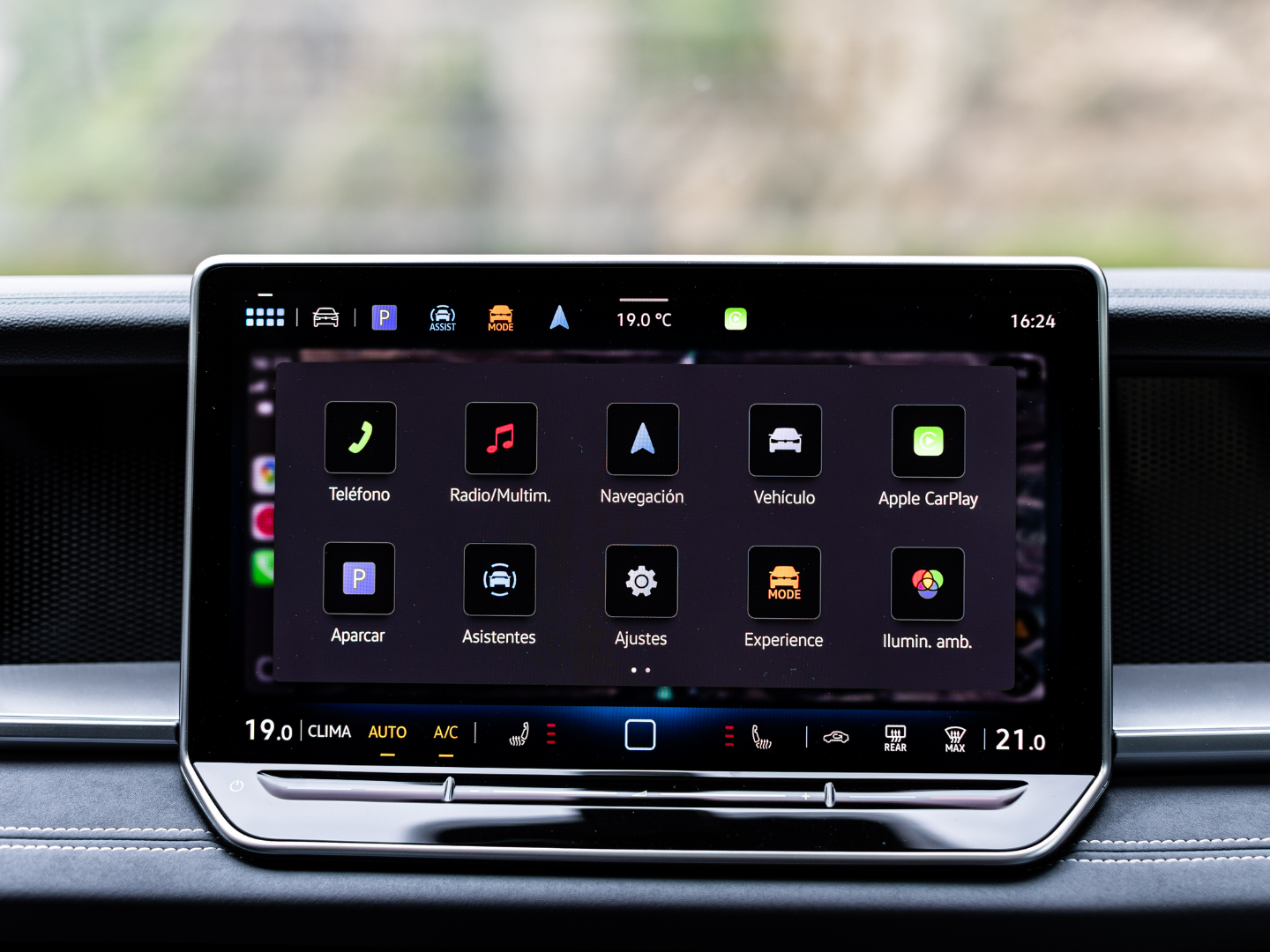 nuevo tiguan - touchscreen